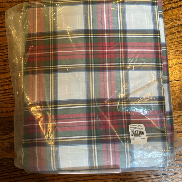 Pottery Barn Stewart flat sheet size Full - Picture 1 of 5